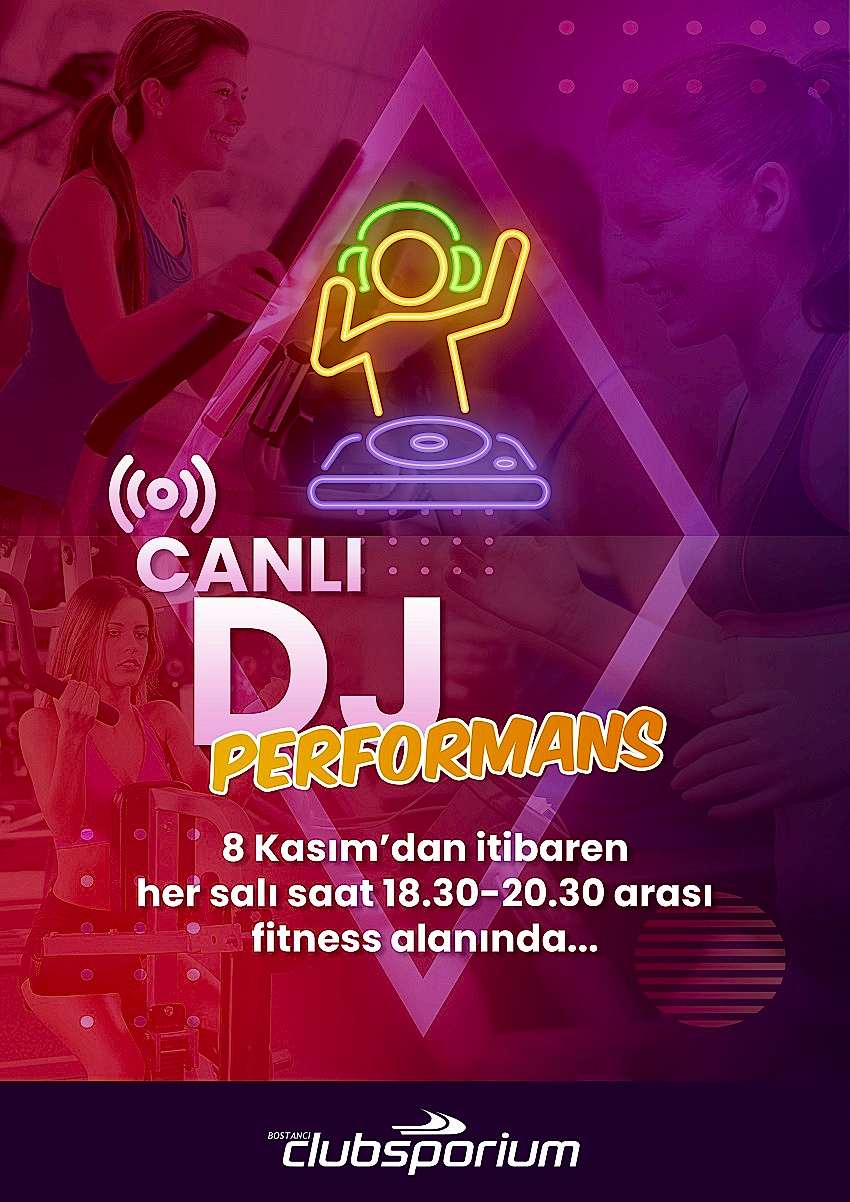 Canlı DJ Performans ile Eğlenirken Spor Yapıyoruz !